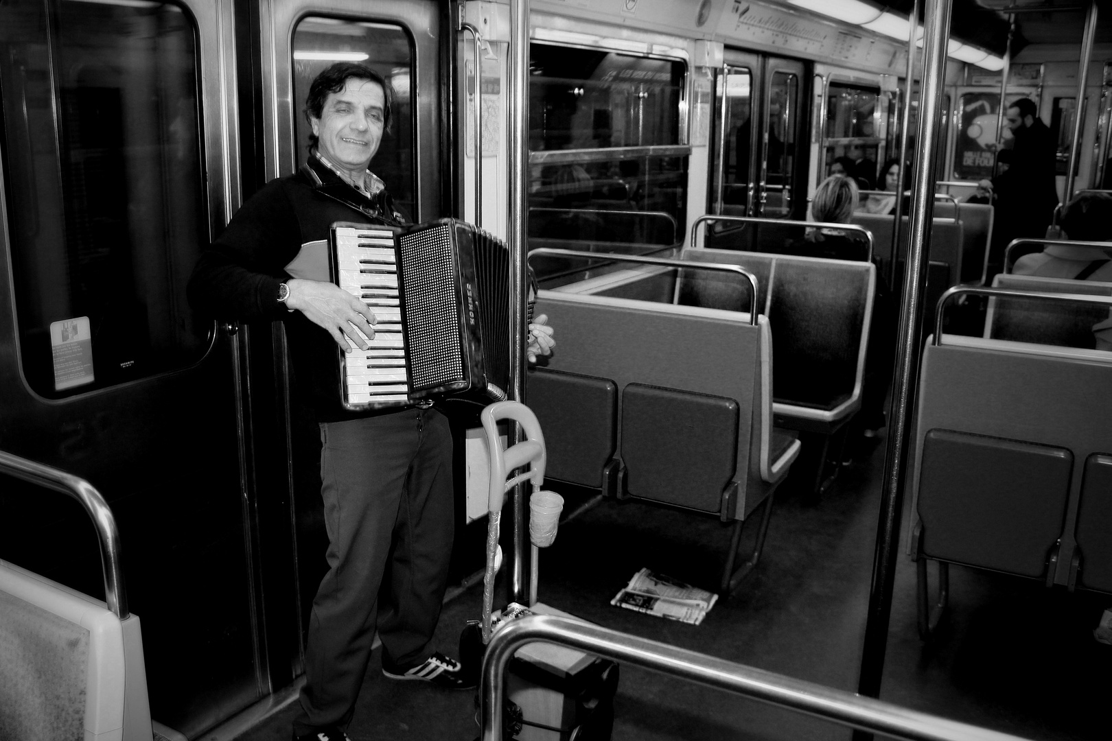 Concert dans le métro