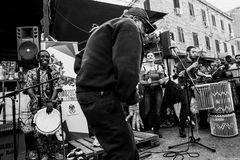 Concert of ethnic music group Doudou Diouf at the popular market of Ballarò #3