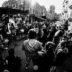 Concert of ethnic music group Doudou Diouf at the popular market of Ballarò #5