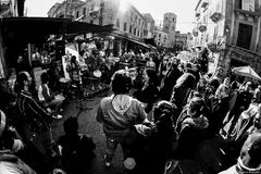 Concert of ethnic music group Doudou Diouf at the popular market of Ballarò #5