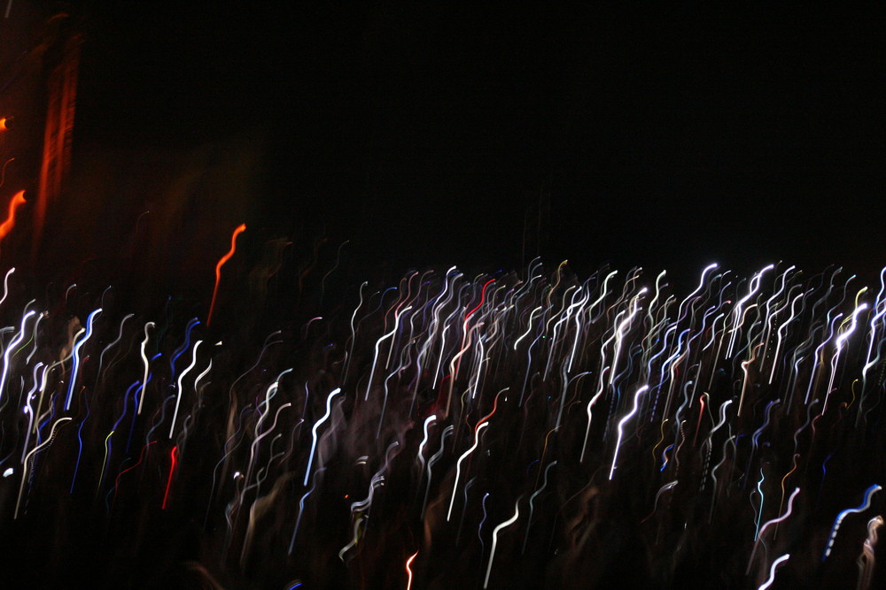 concert vu par des téléphones