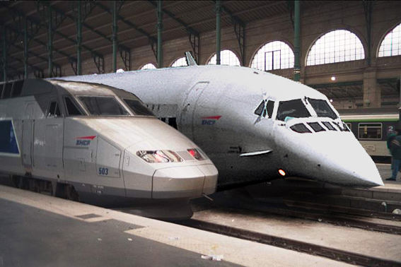 Concorde en gare