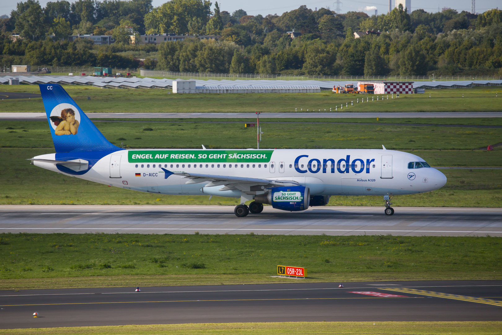 Condor Airbus A320-212 ( Engel auf Reisen, so geht sächsich )
