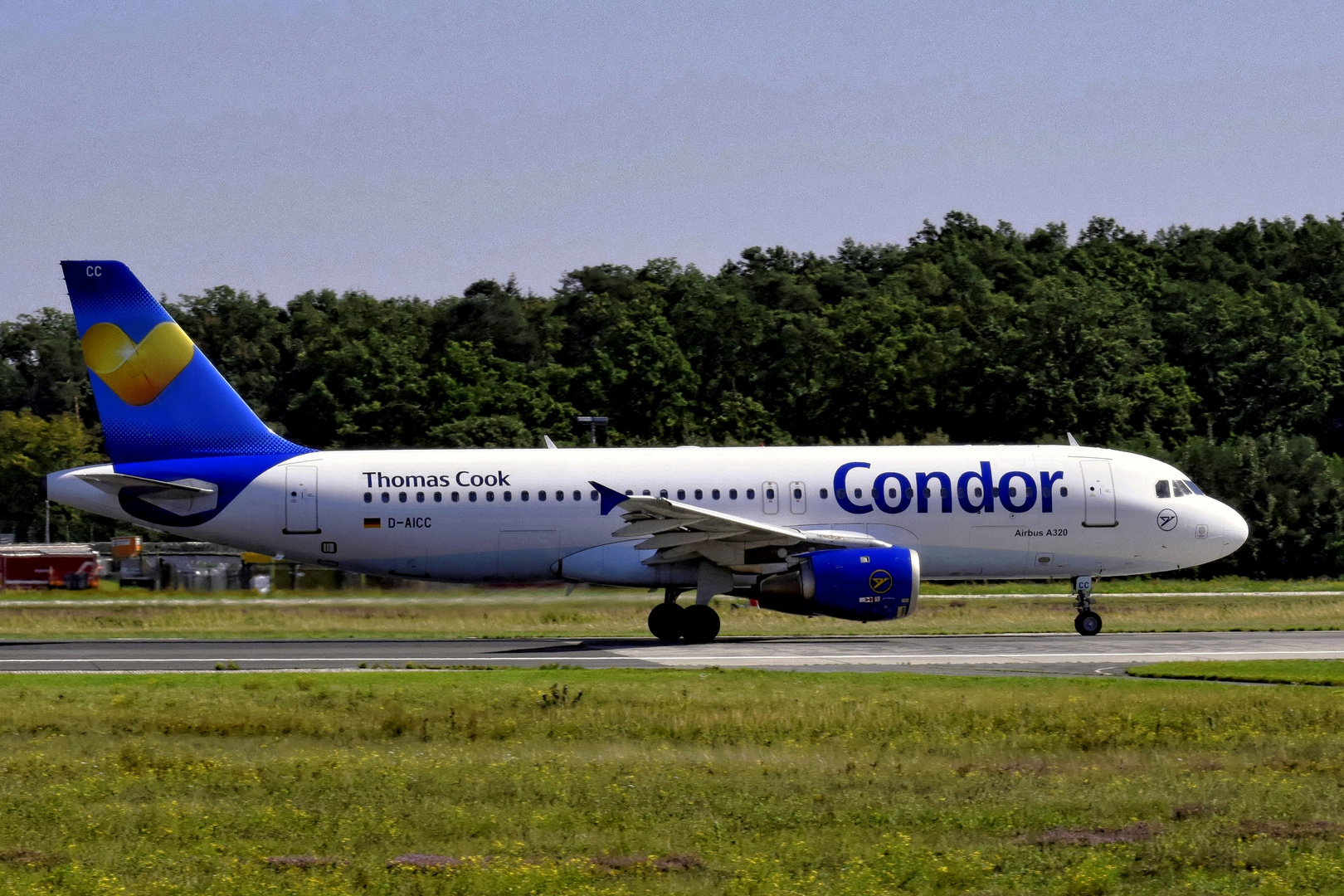 Condor Airbus  A320  D-AICC -  Flug DE1408 von FRA nach ACE ARRECIFE, SPAIN 29.8.17