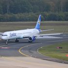 Condor nach Landung in CGN