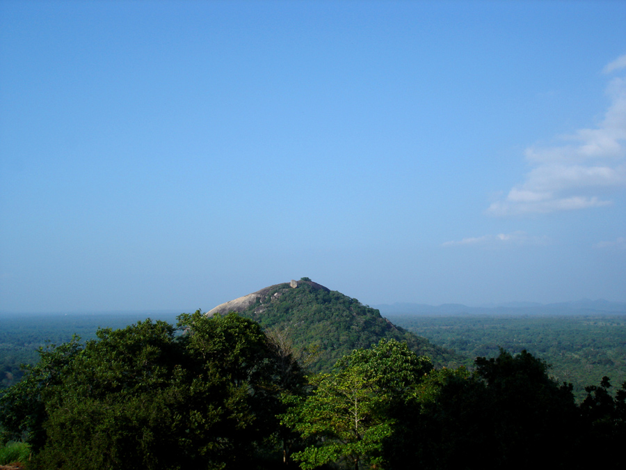 Cone-shaped mountain