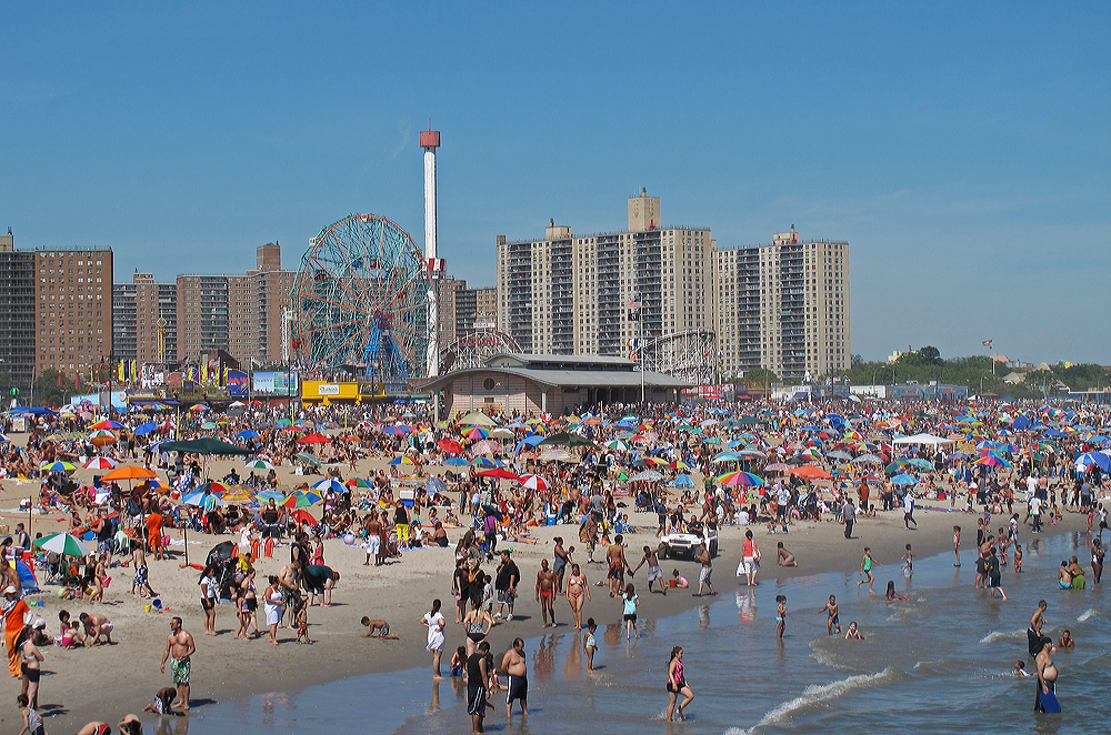 Coney Island bei 35ºC