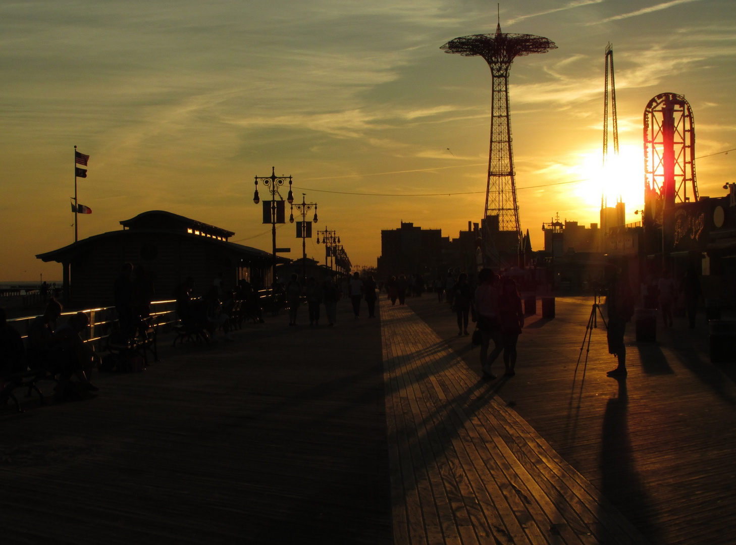 Coney Island Sunset II