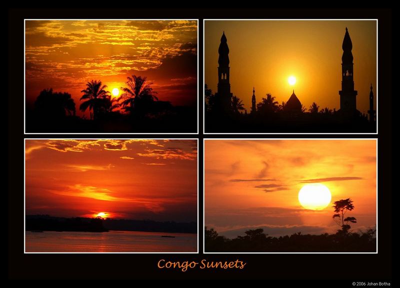 Congo sunsets...