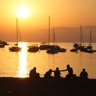 Congregation at Sunset