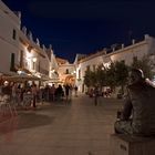 Conil-Marktplatz-Nacht