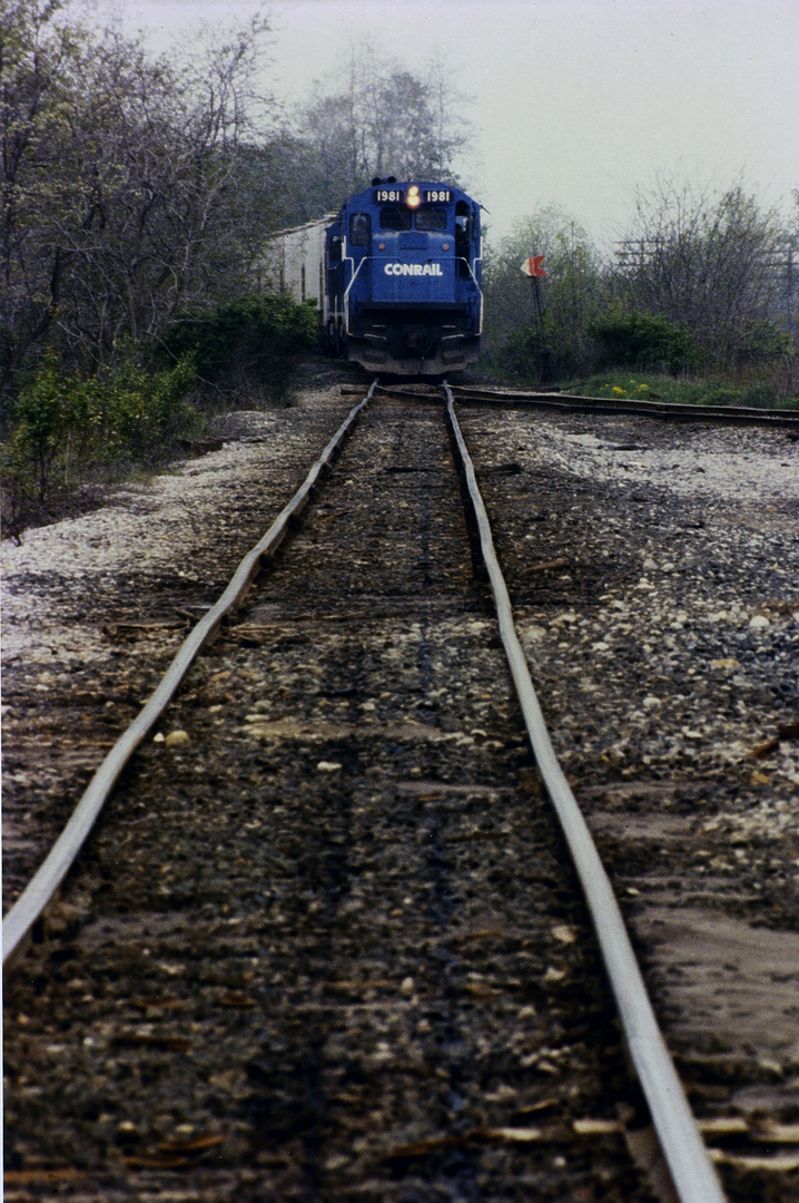 Conrail CR#1981 war die erste Lokomotive, die ich je fotografierte, damit...