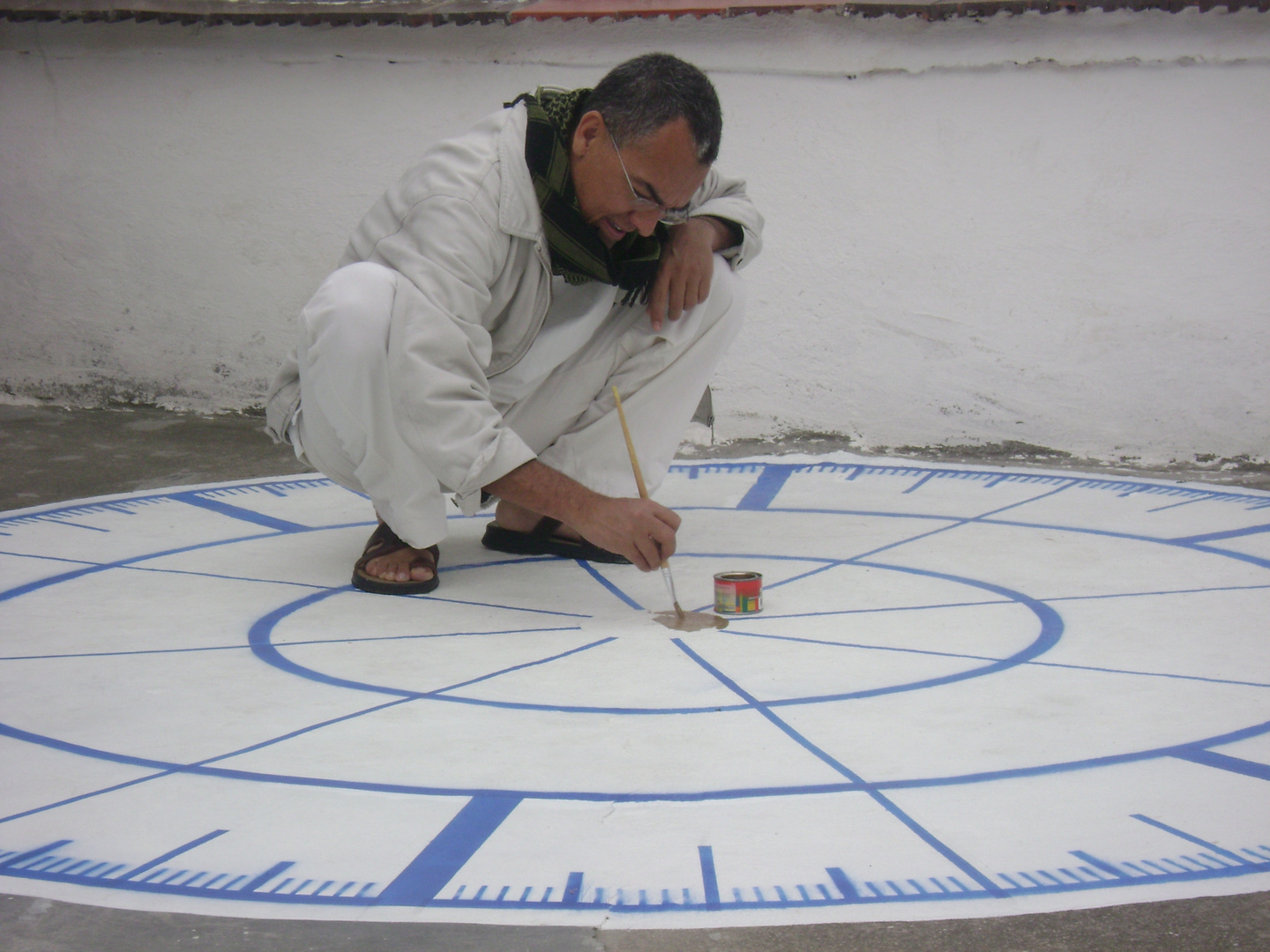 construcción de un Mandala (solín-salá-rá).