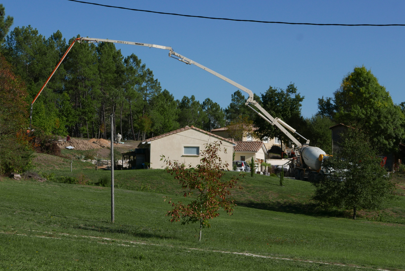 construction d'une piscine