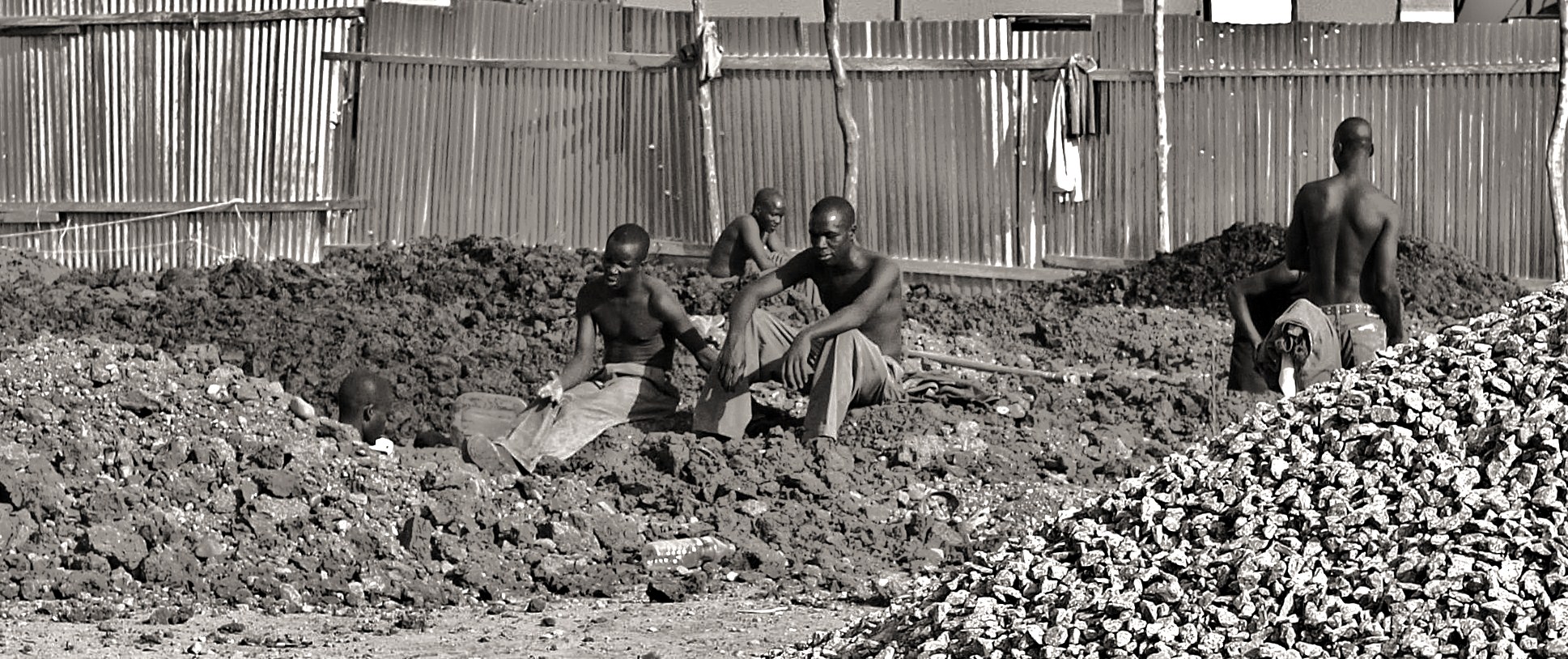 Construction site in Juba, Südsudan