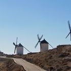 Consuegra: Windmühlen des Don Quijote im Gegenlicht