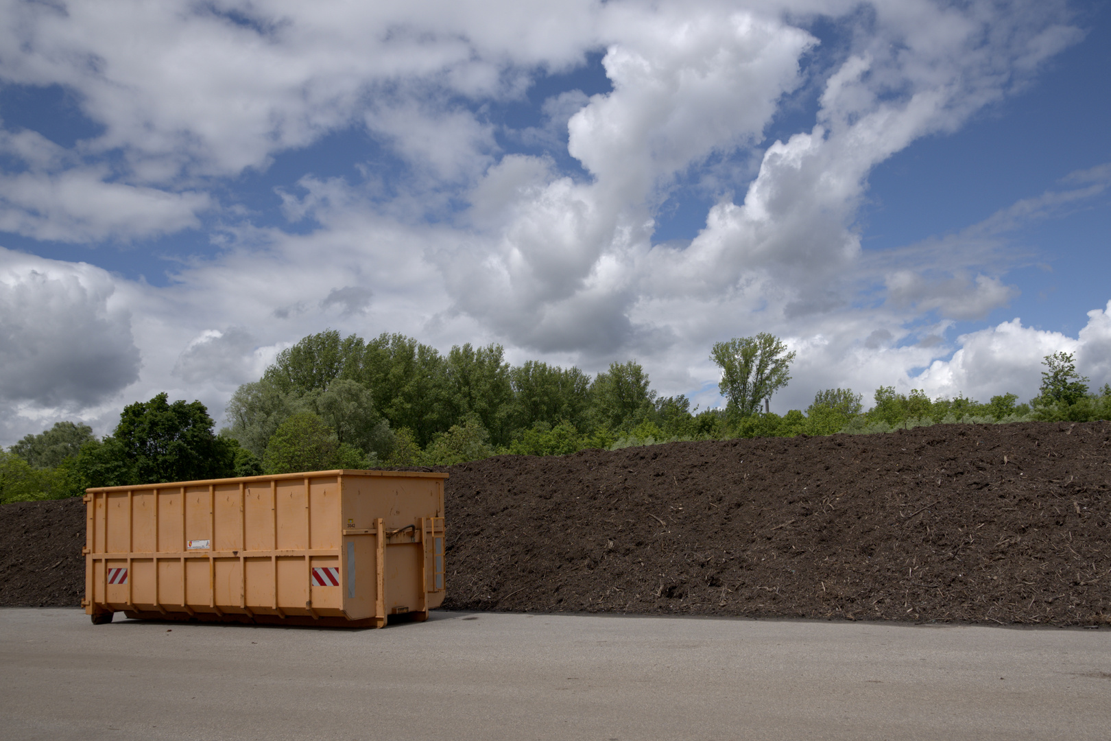 Container am Kompostplatz