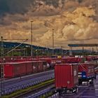 Container-Bahnhof in Wuppertal Langerfeld