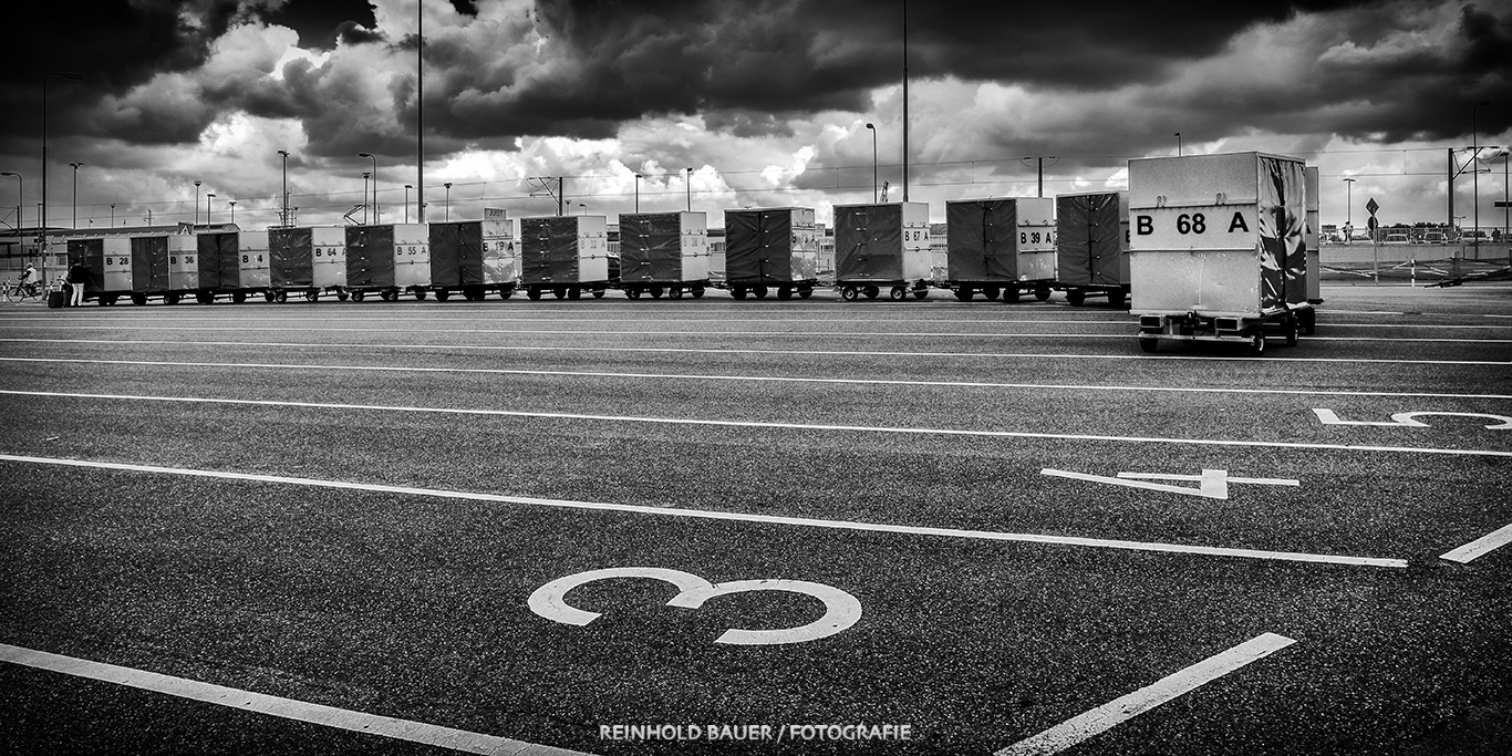 Container - bereit für die Insel