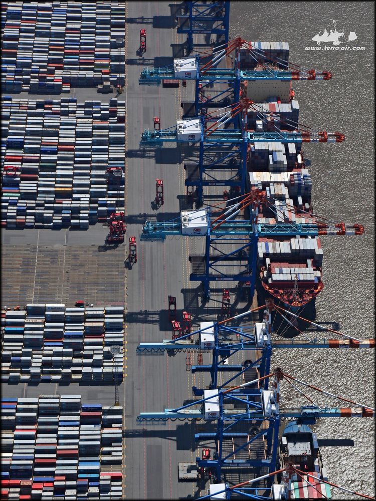 Container, Container (Luftbild)