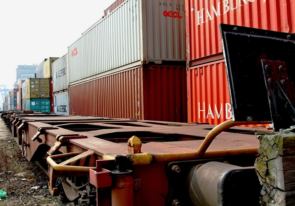 Container für die Schiene