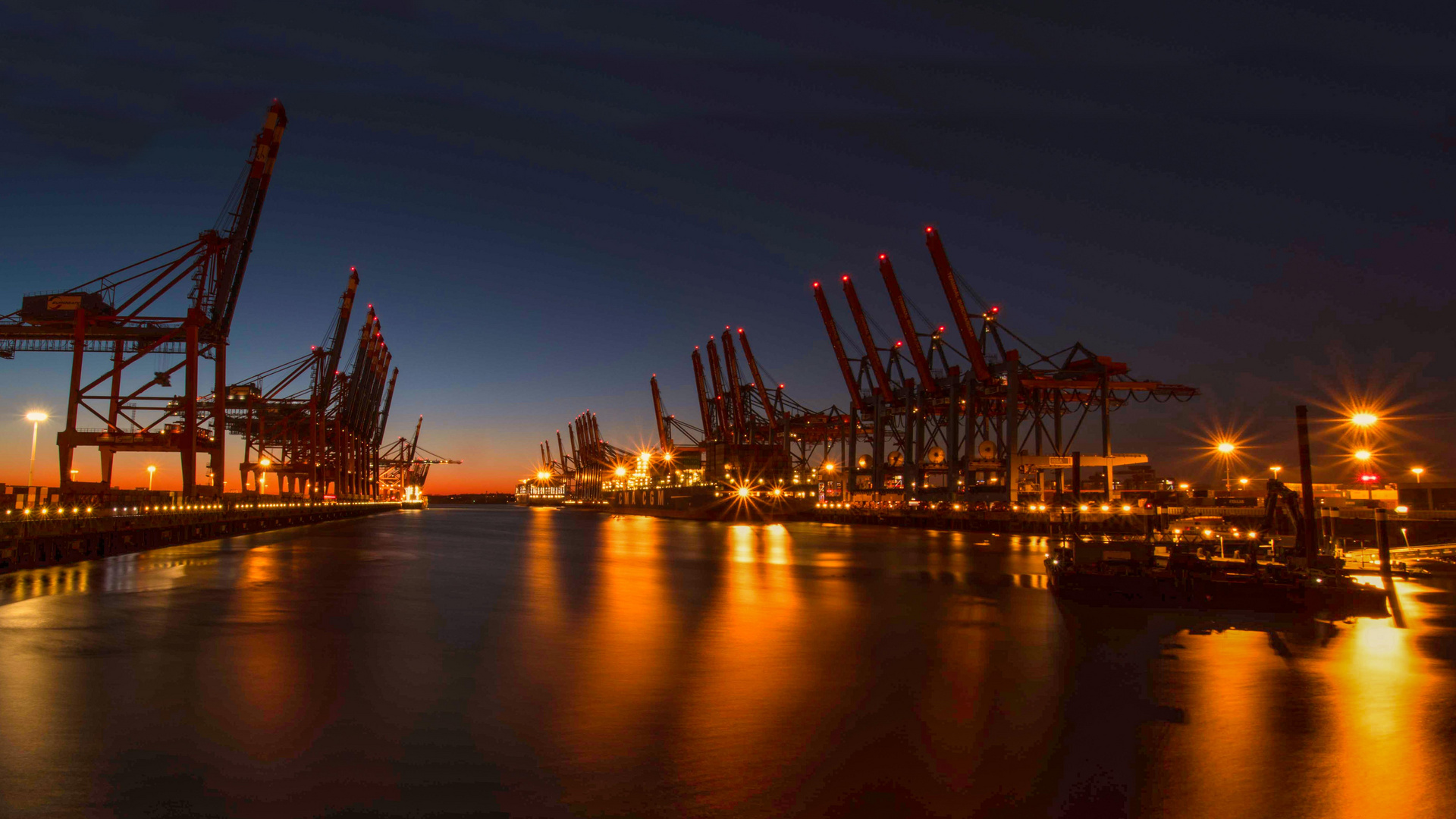 Container-Hafen Hamburg