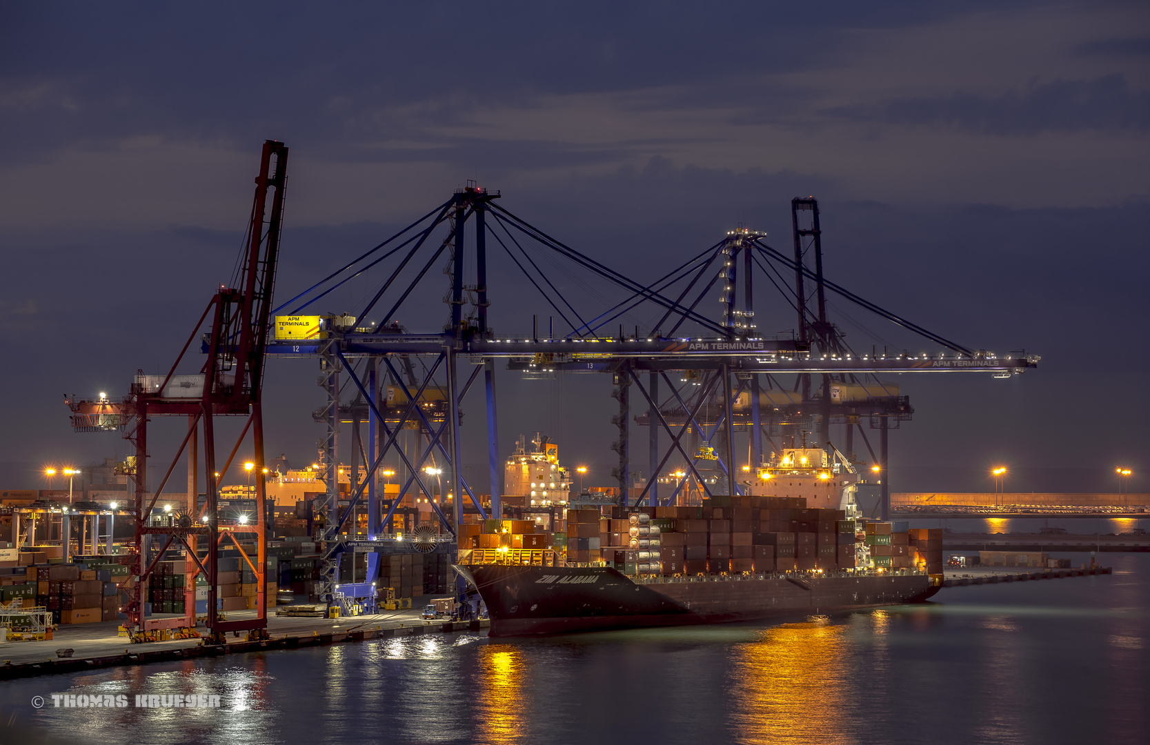 Container-Hafen in Valencia / Spanien 