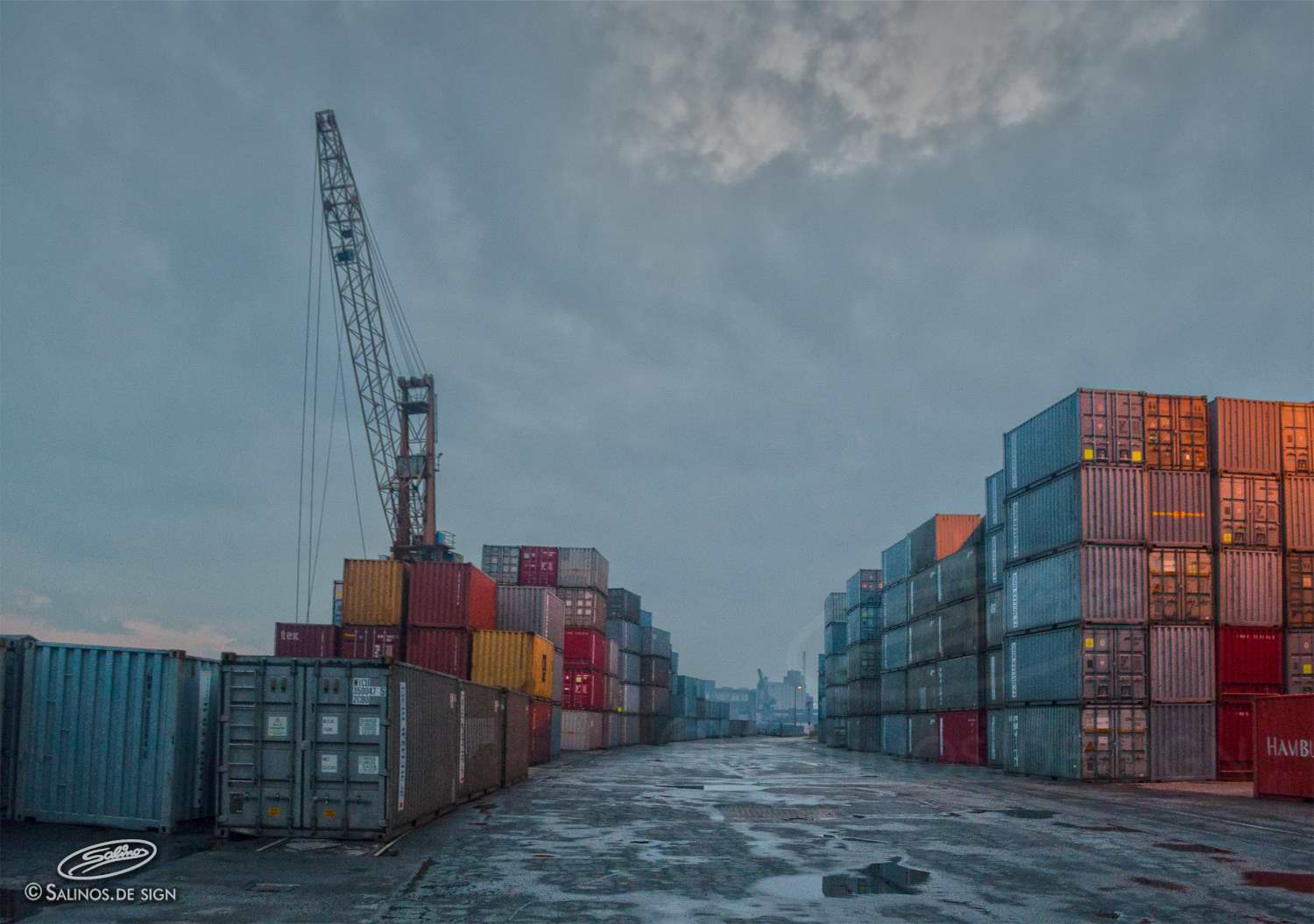 Container im Hafen