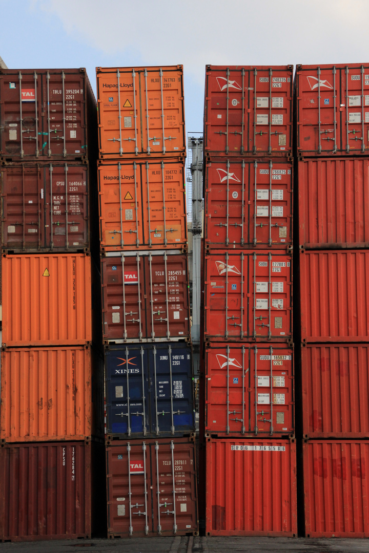 Container Schief Foto Bild Hafen Bremen Industrie Bilder Auf Fotocommunity