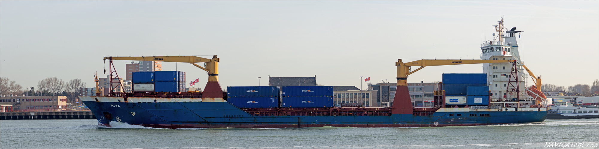 Container Ship RITA, Rotterdam.