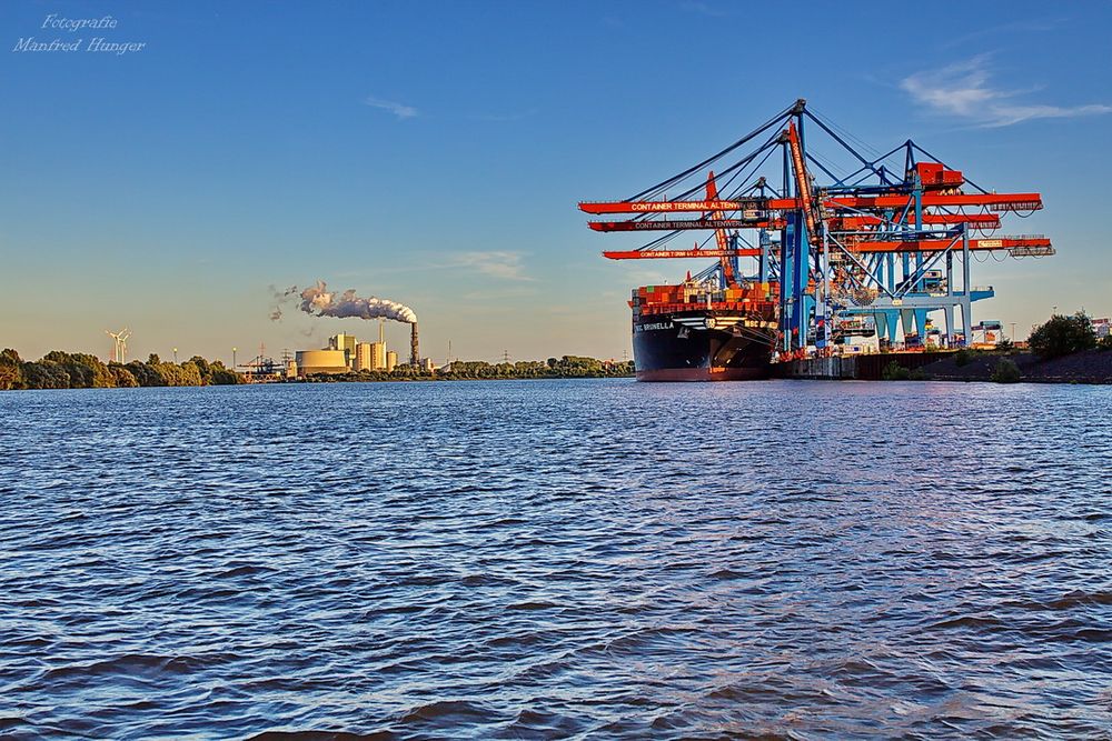 Container-Terminal im Grünen