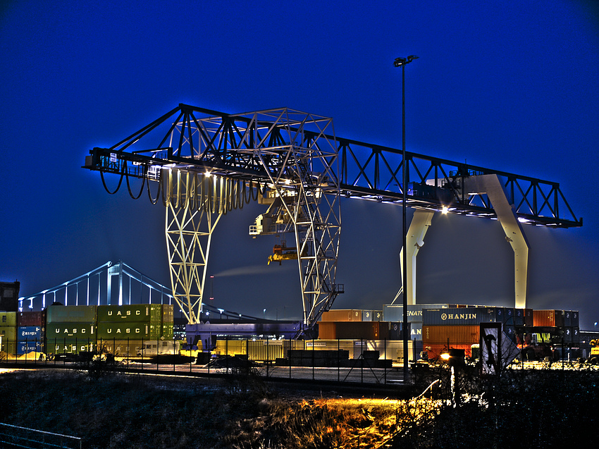 Container Terminal- Rheinhafen-Krefeld