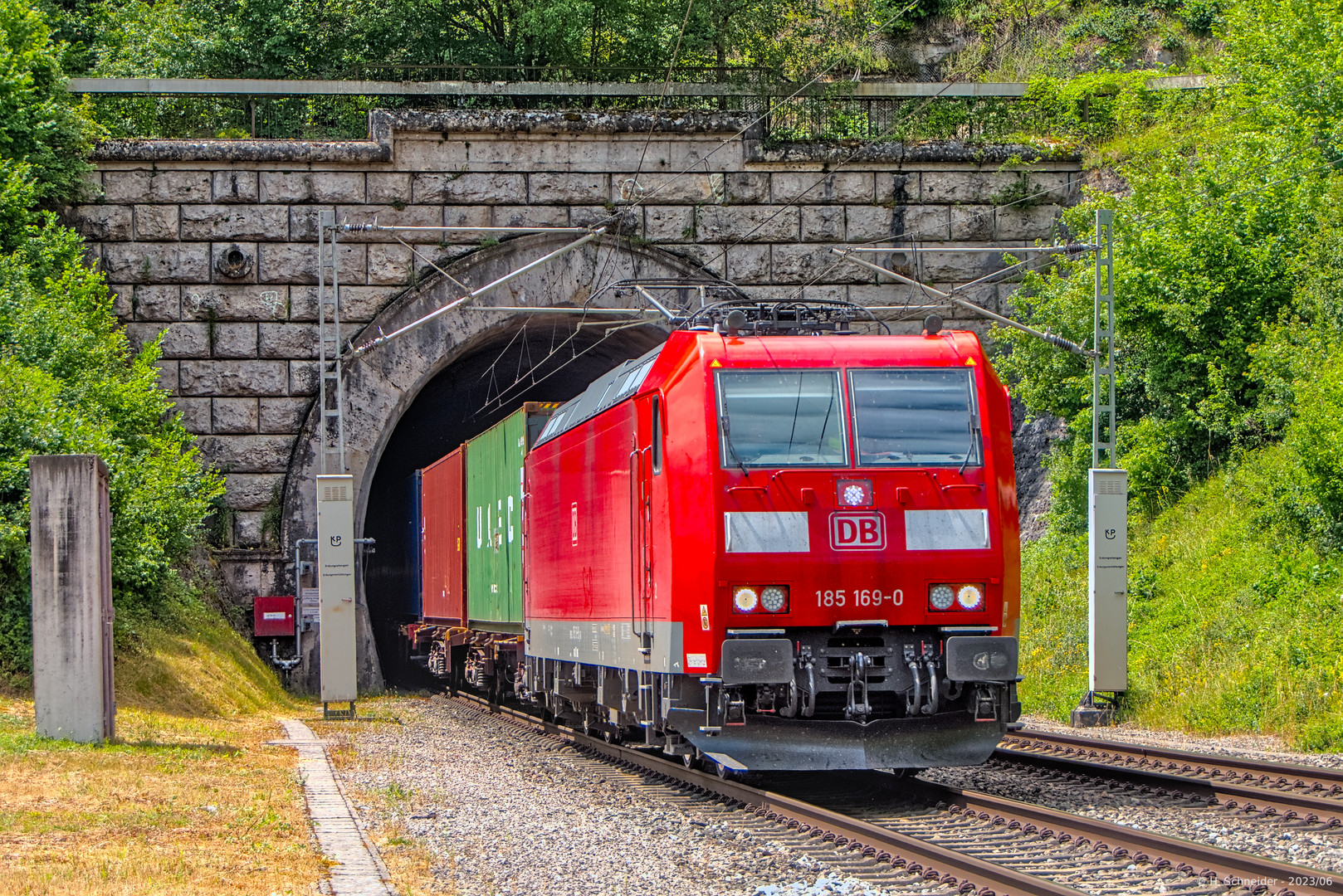 Container-Warentransport