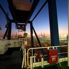 Containerbrücke im Hafen von Tilbury