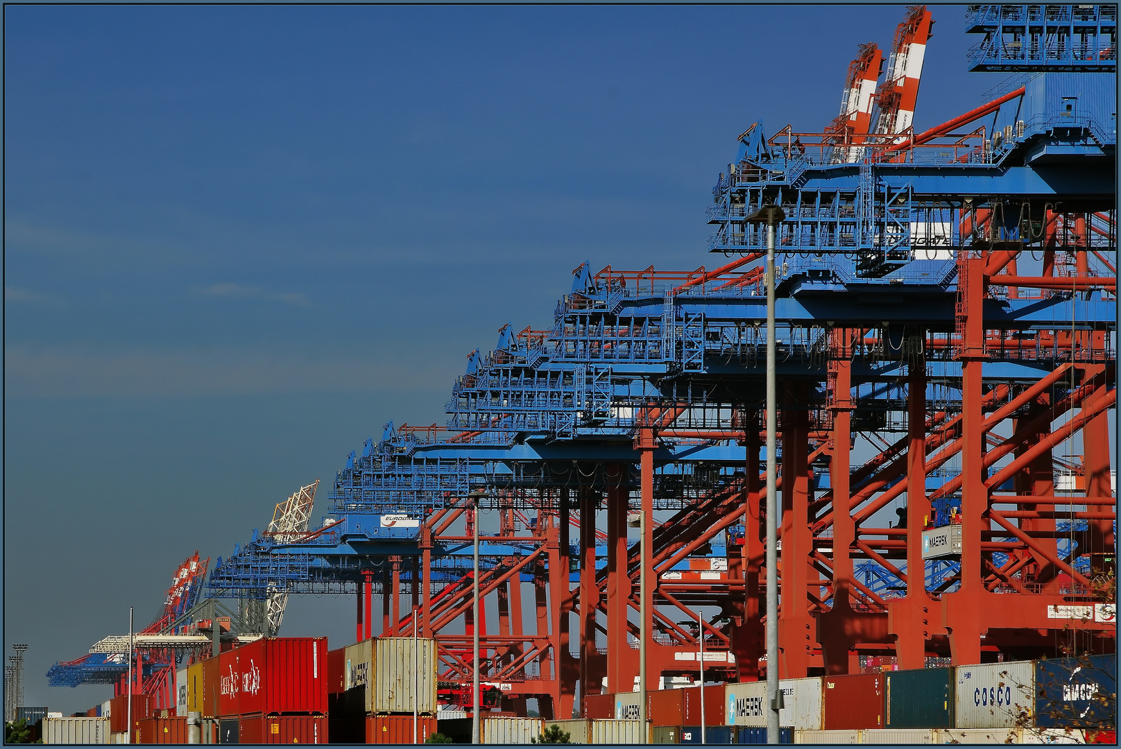 Containerbrücken Parade