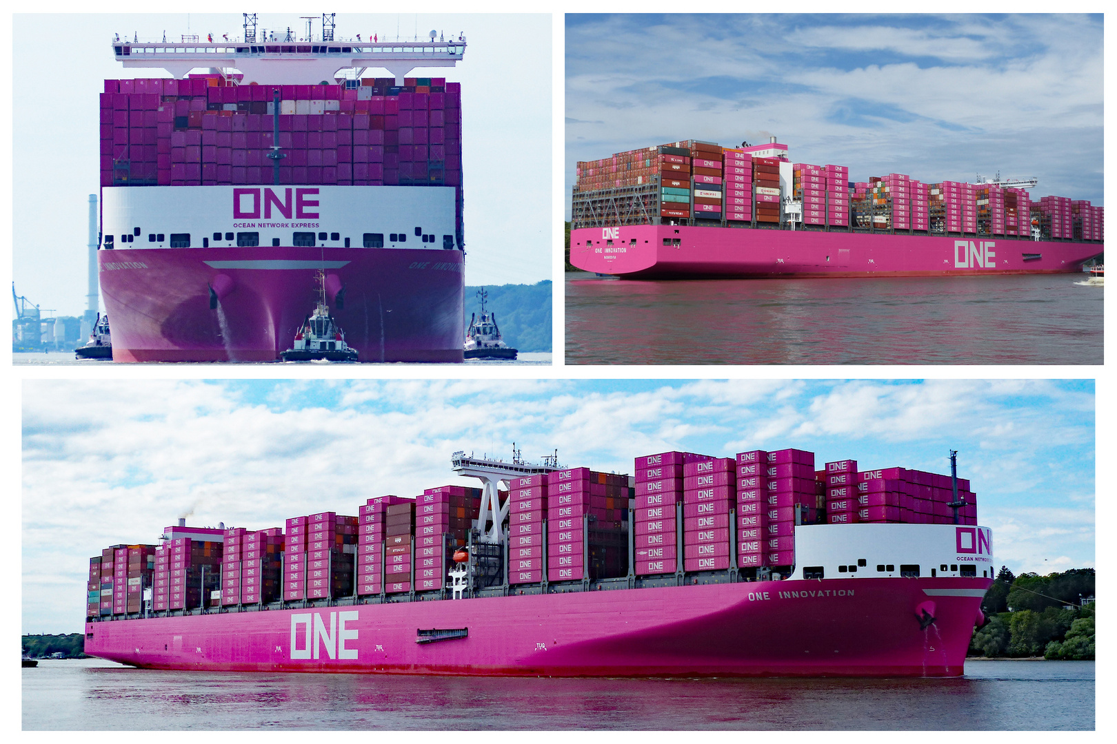 Containerfrachter  "ONE Innovation"