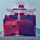 Containerfrachter "Rio De La Plata" ...mit Kurs auf Hamburg