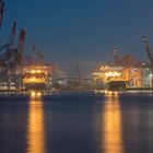Containerriesen im Hamburger Hafen