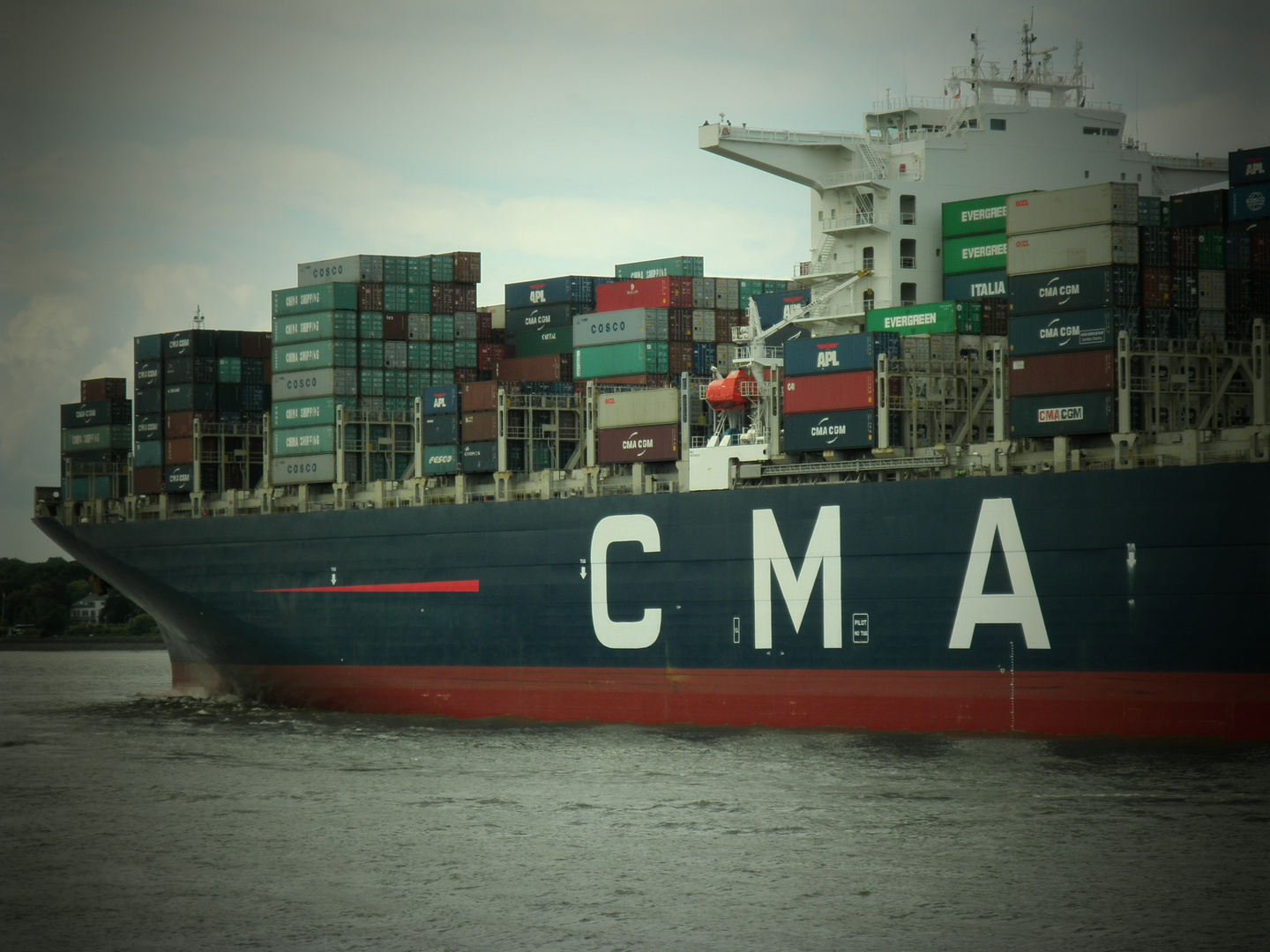 Containerschiff CMA CGM MARCO POLO
