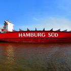 Containerschiff der HAMBURG-SÜD