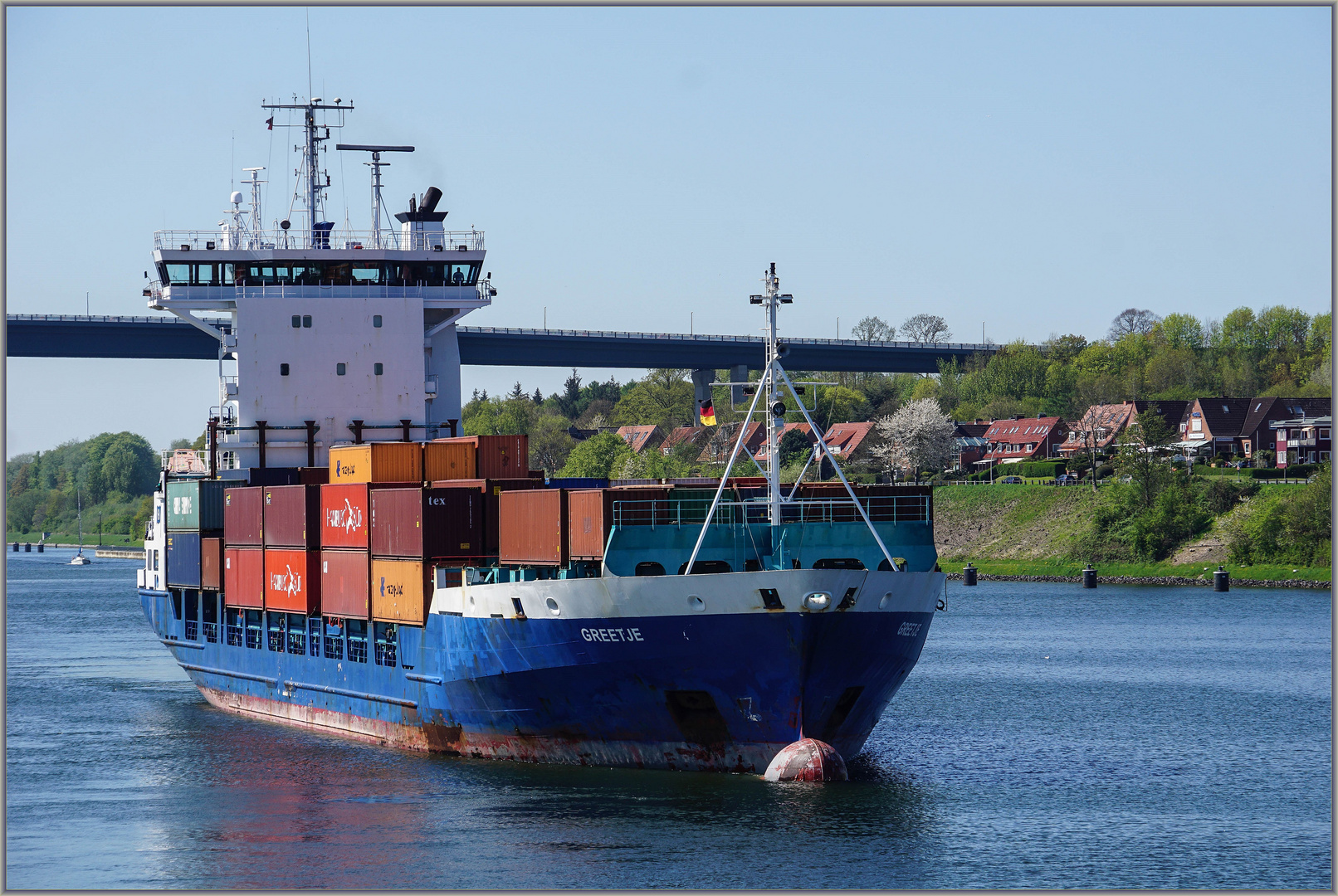 Containerschiff " GREETJE "
