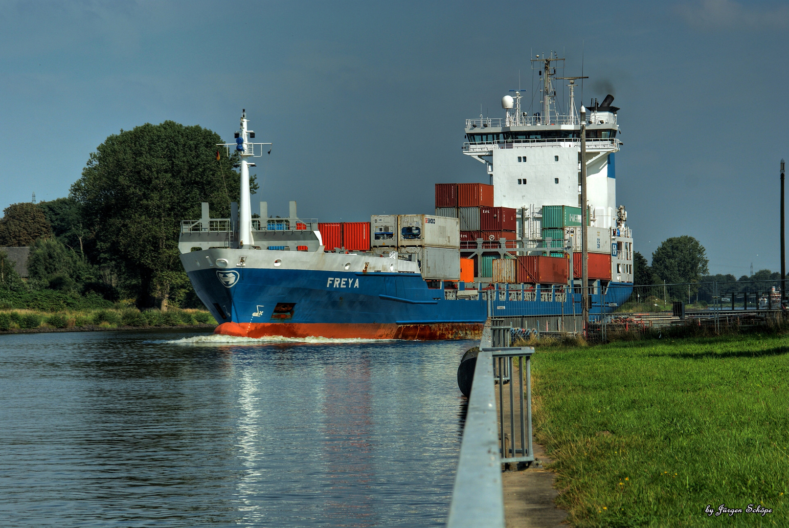 Containerschiff Nord Ostsee Kanal