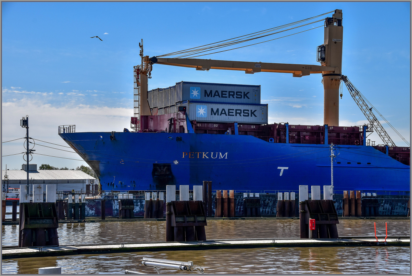 Containerschiff " PETKUM "