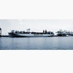 Containerschiffe in Bremerhaven (Panorama)