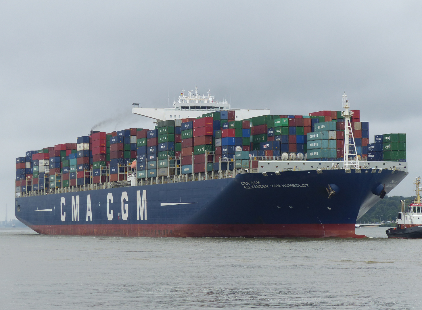 Containership CMA CGM Alexander von Humboldt 