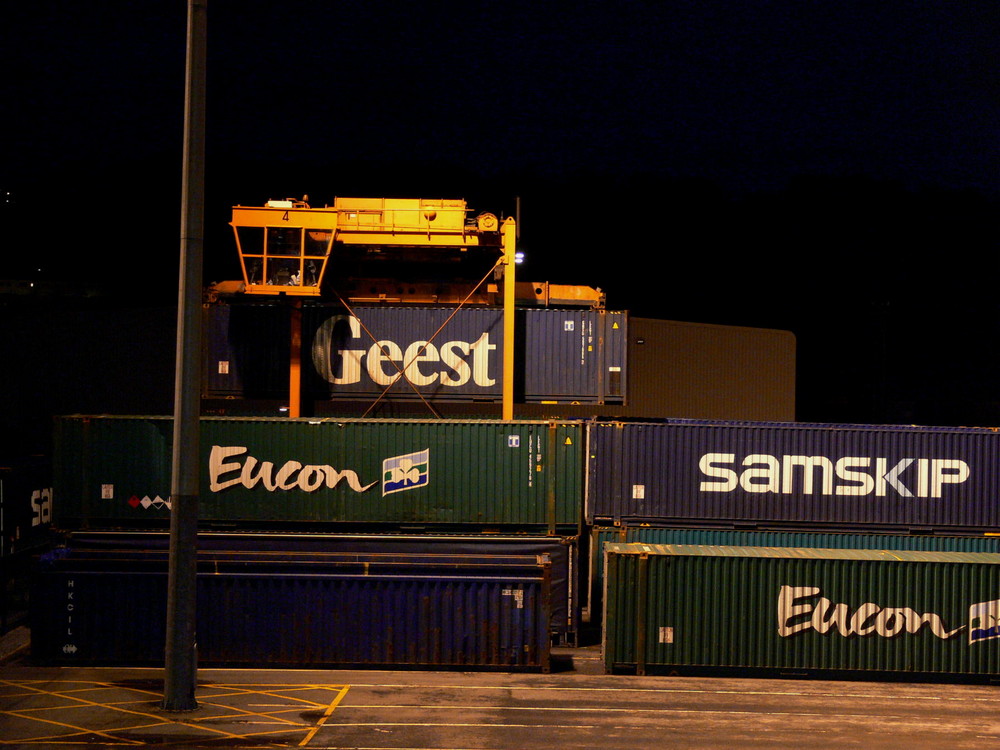 Containerterminal Cork/Irland