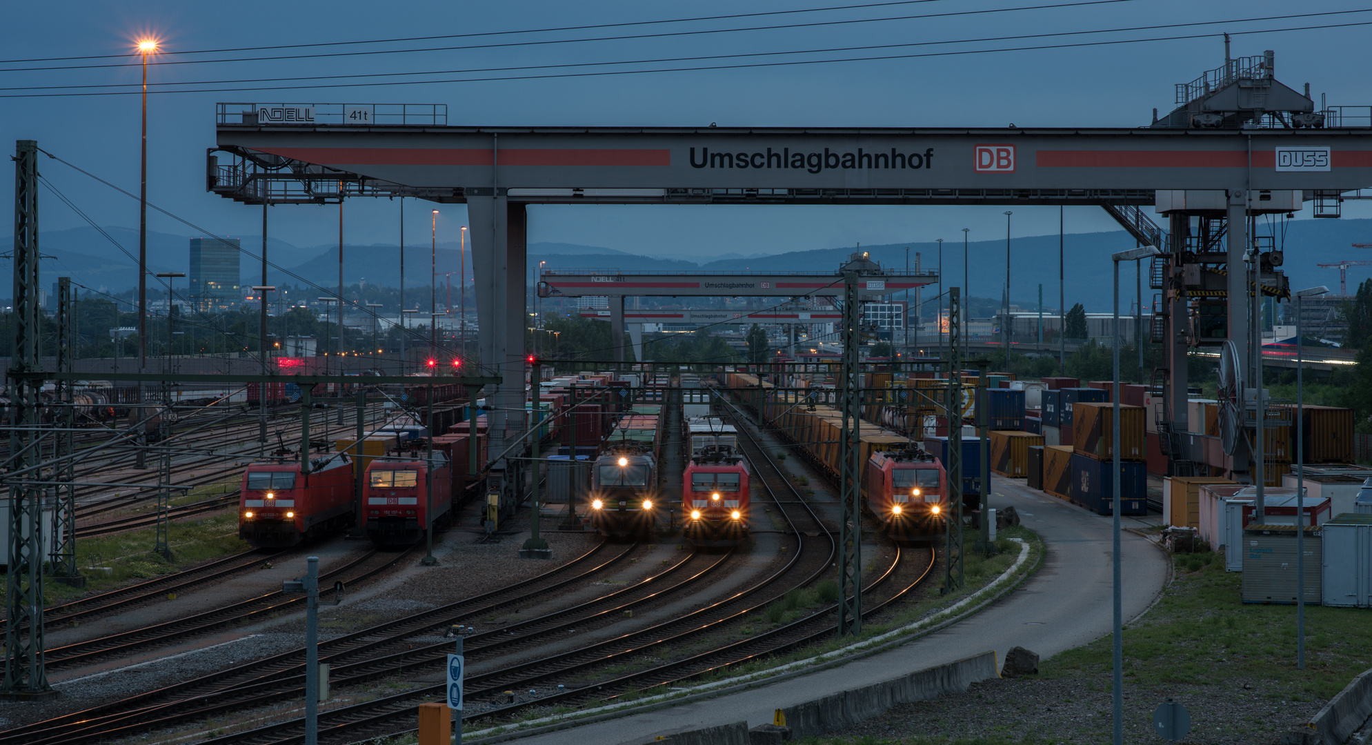 Containerterminal in Weil am Rhein