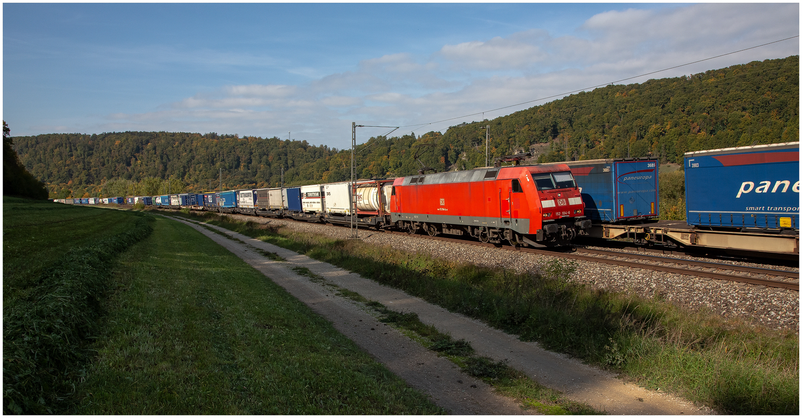 Containerverkehr im  Altmühltal