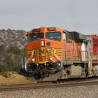 Containerzug der BNSF bei Flagstaff