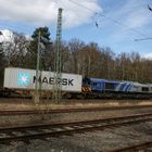 Containerzug mit Diesel-Power